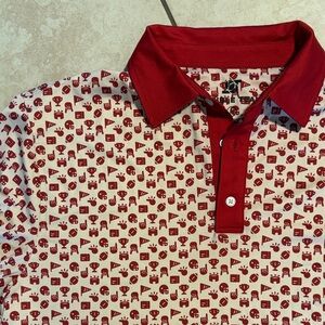 Crimson gameday polo